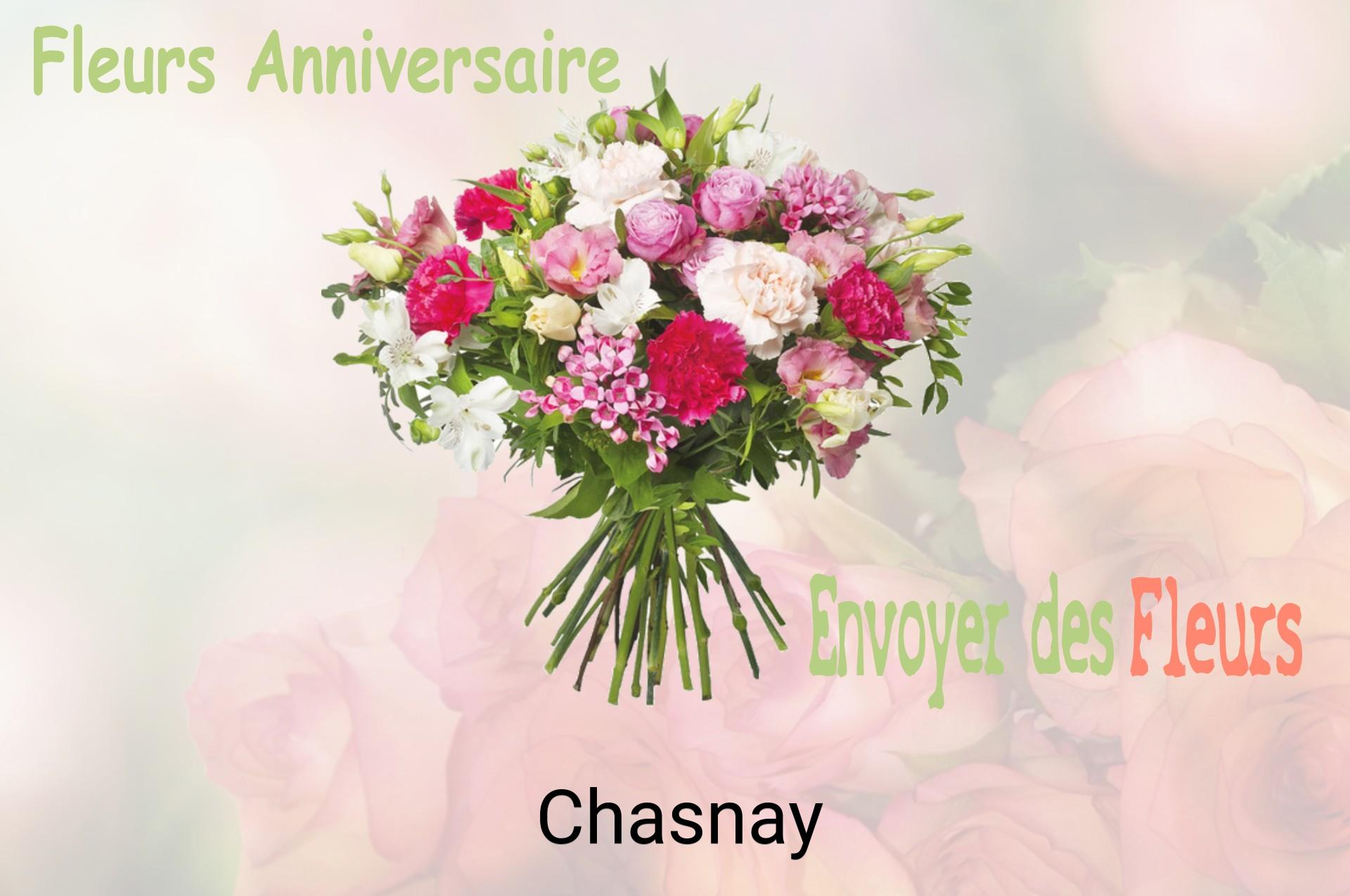 Bouquet de fleurs d’anniversaire livré à Chasnay