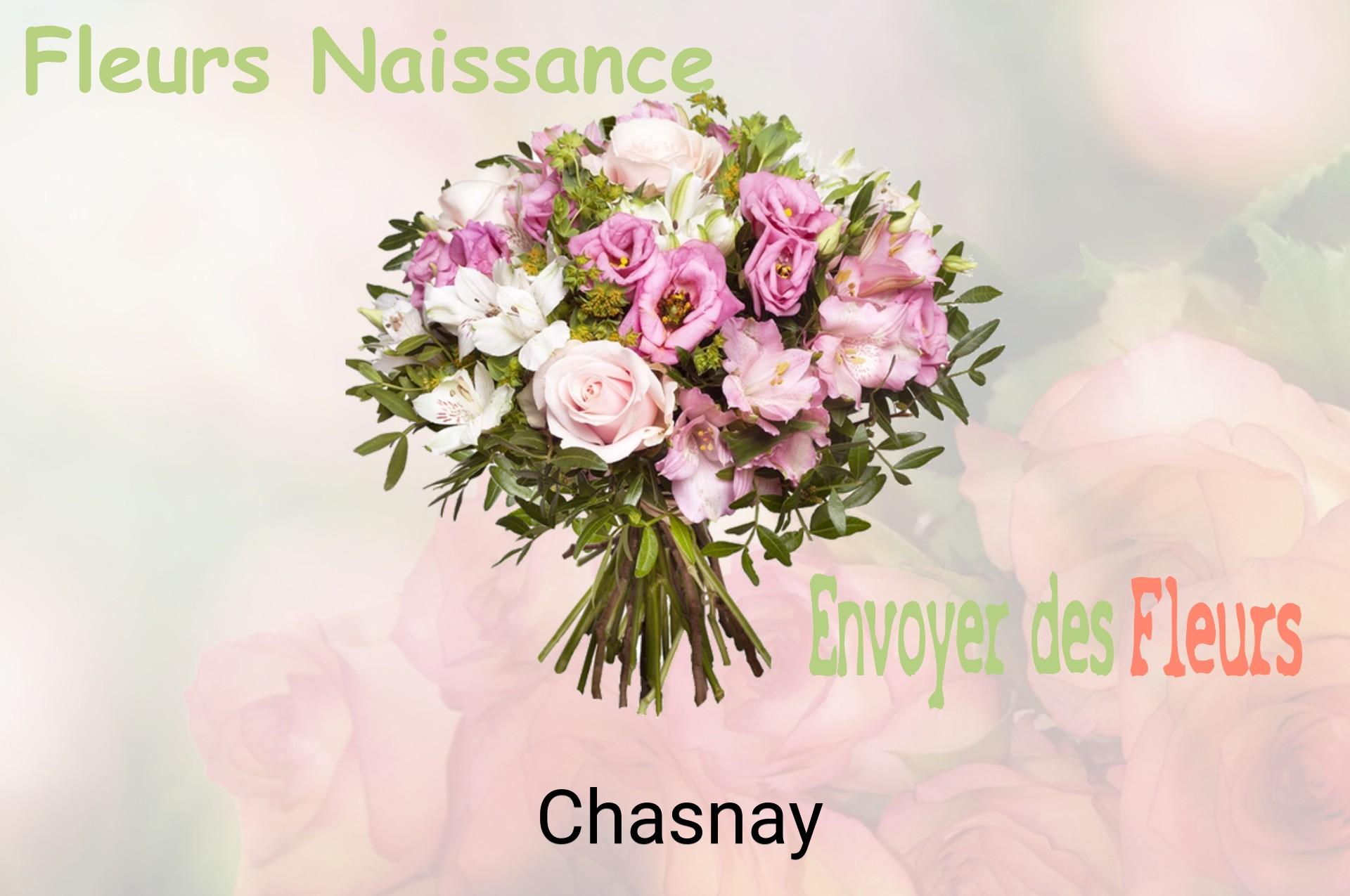 Bouquet de fleurs de naissance livré à Chasnay