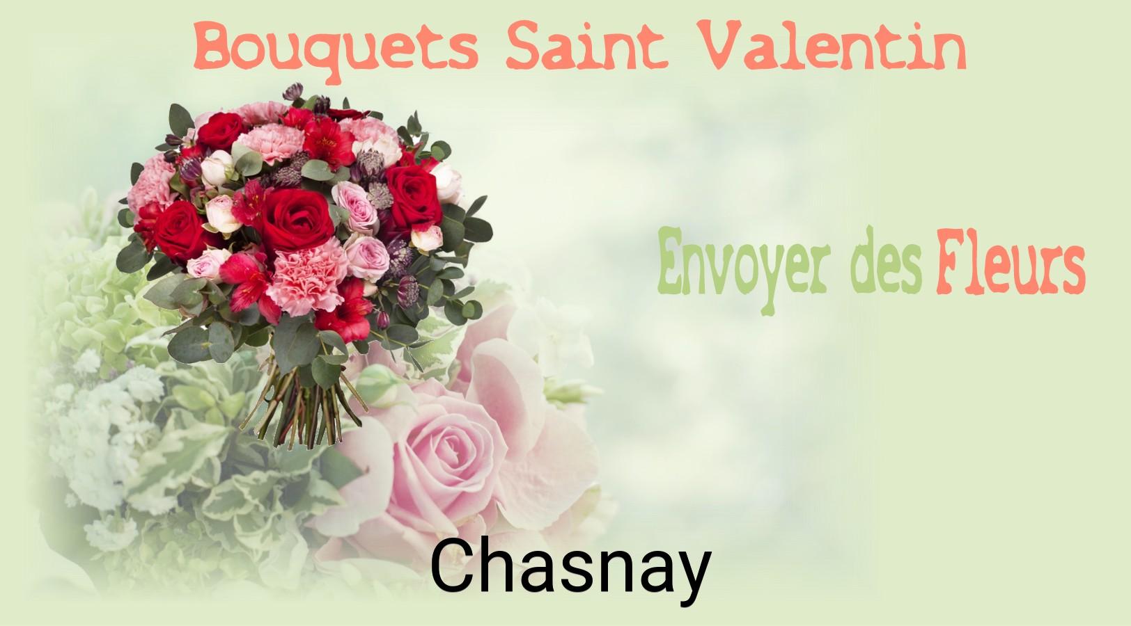 Roses de Saint-Valentin livrées à Chasnay